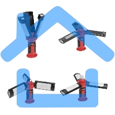 Фонарь многофункциональный, с магнитом, крюком и функцией Power bank Rexant