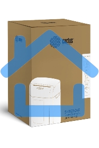 Шредер Cactus CS-SH-15-30-2X15 (секр.P-5)/фрагменты/15лист./30лтр./скобы