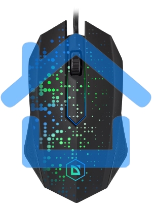 Мышь проводная Defender Event MB-754 черный, 1000 dpi, USB, кнопки - 3