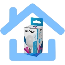 Лампа светодиодная LED BASIC GL45 7.5Вт 220В E14 4500К Космос LkecLED7.5wGL45E1445