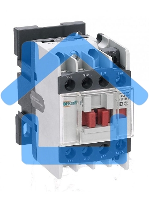 Контактор 12А 220В АС3 1НО+1НЗ КМ-103 DEKraft