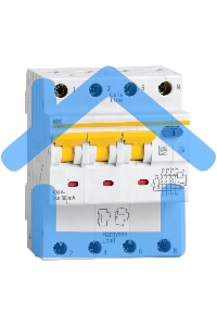 Выключатель автоматический дифференциального тока 4п (3P+N) C 16А 30мА тип A 6кА АВДТ-34 ИЭК MAD22-6-016-C-30
