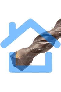 Бур по бетону Denzel двойная спираль, Cobalt W-tip, 14x160 мм, SDS PLUS