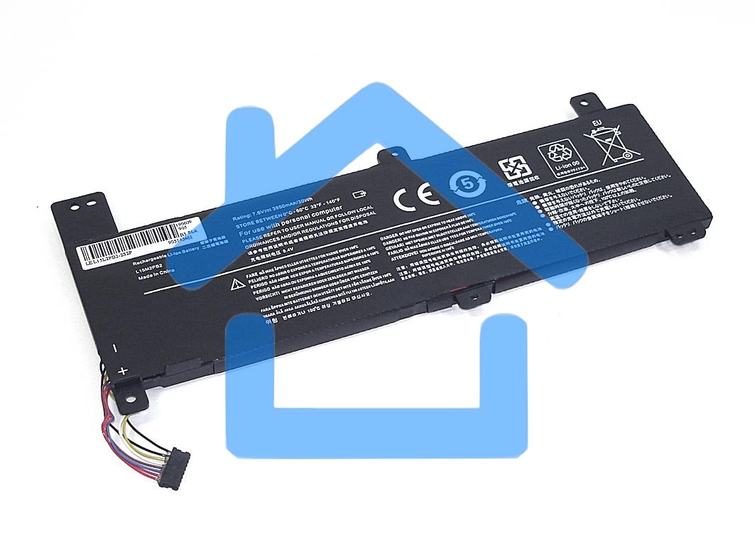 Аккумуляторная батарея для ноутбука Lenovo 310-14IKB7.6V 30Wh OEM черный