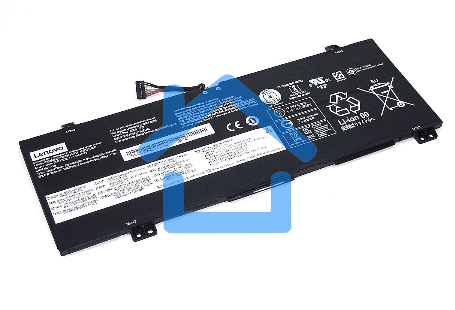 Аккумуляторная батарея для ноутбука Lenovo IdeaPad S540-1415.36V 44Wh Orig