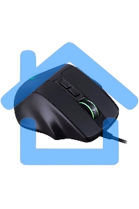 Мышь проводная Defender Redragon Bullseye черный, 12400 dpi, USB, кнопки - 8