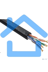Кабель NEOMAX NM10031 Кабель UTP cat.5е 4 пары (305 м) 0.51 мм outdoor