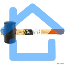 Киянка резиновая, 340 г, черная резина, деревянная рукоятка Sparta