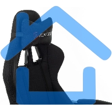 Кресло игровое Zombie Rudger черный с подголов. крестов. пластик