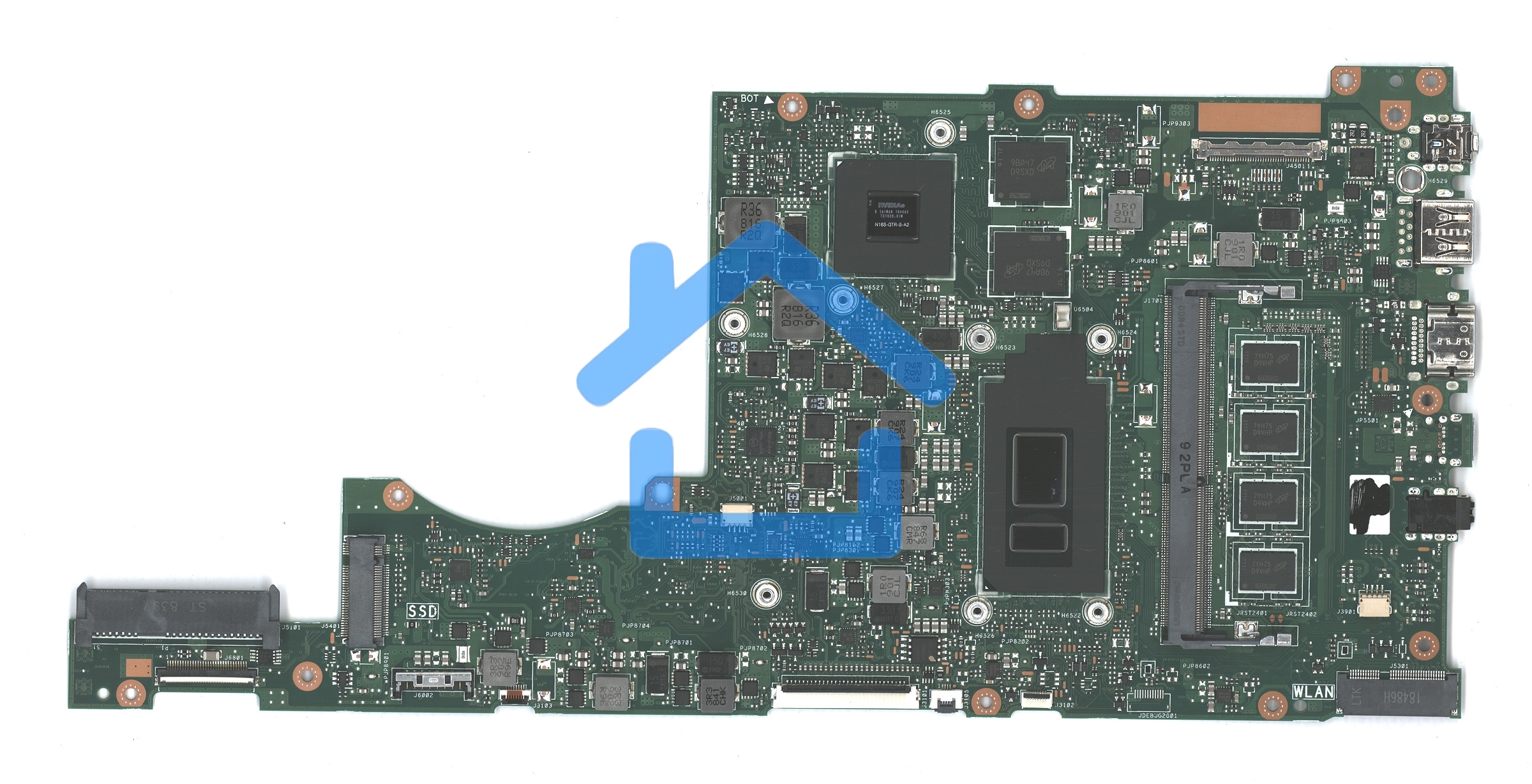 Материнская плата для Asus X411UQ 8G/I5-8250U