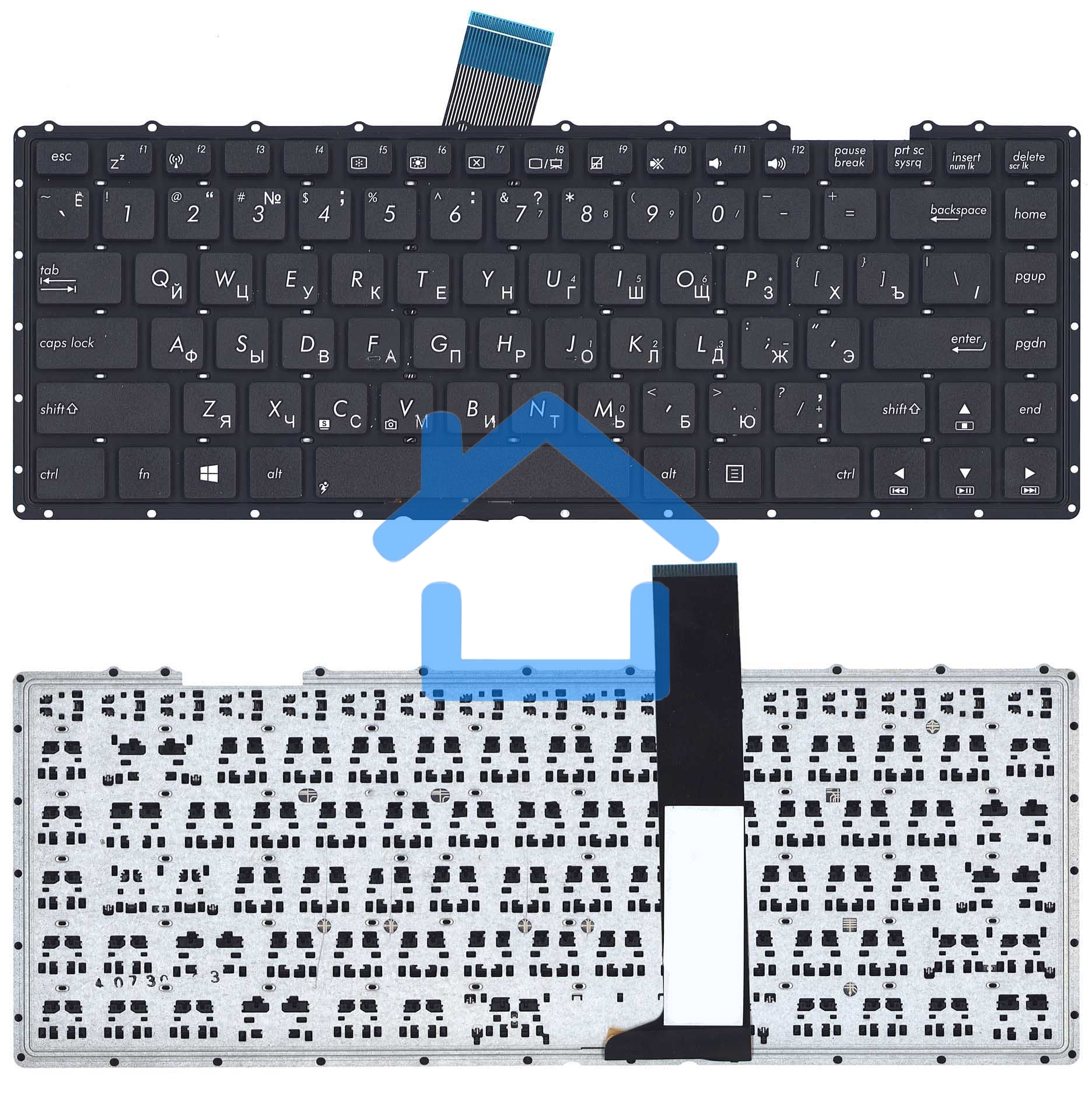 Клавиатура для ноутбука Asus X450 черная