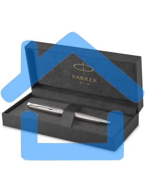 Ручка шариковая Parker Sonnet Core K526 (CW1931512) Stainless Steel CT M, черные чернила, подарочная коробка