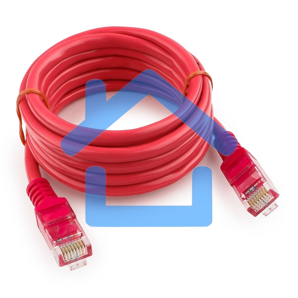 Патч-корд UTP Cablexpert кат.5e, 2м, литой, многожильный (розовый)