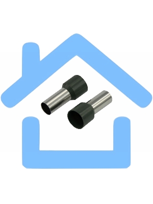 Наконечник штыревой втулочный изолированный F-20 мм 50 мм² (НШВи 50-20) оливковый Rexant