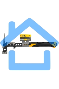 Молоток строительный Denzel 450 г, цельнокованый, боек с магнитом, двухкомп. обрезин. рук-ка