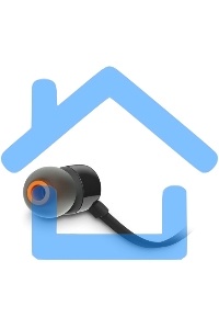 Наушники проводные JBL T110 черный