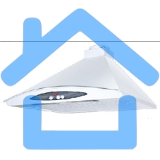 Вытяжка Gefest ВВ 2 белый, 50 см, 180 куб. м/ч, 57 дБ