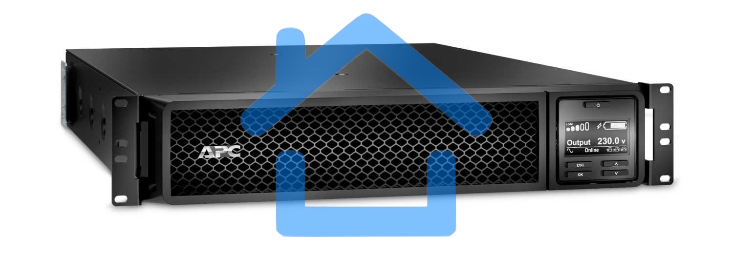 Источник бесперебойного питания APC Smart-UPS SRT SRT1500RMXLI 1500Вт 1500ВА черный