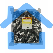 Наконечник штыревой втулочный изолированный F-20 мм 50 мм² (НШВи 50-20) оливковый Rexant