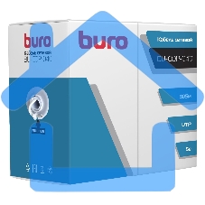Кабель сетевой Buro UTP 4 пары cat5E solid 0.40мм Cu 305м серый