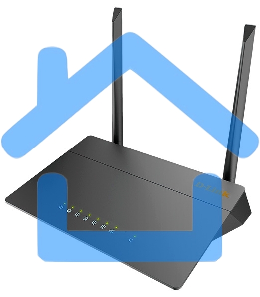Маршрутизатор D-Link Беспроводной маршрутизатор N300 с гигабитным оптическим WAN-портом