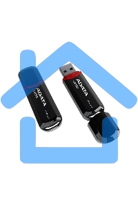 Флешка USB ADATA UV150 (AUV150-512G-RBK), 512 Gb, USB 3.2, R/W 100/30, черный