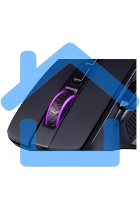 Мышь проводная Defender Redragon Bullseye черный, 12400 dpi, USB, кнопки - 8