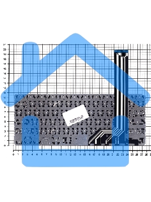 Клавиатура для ноутбука HP Chromebook 11 G5 11-V черная