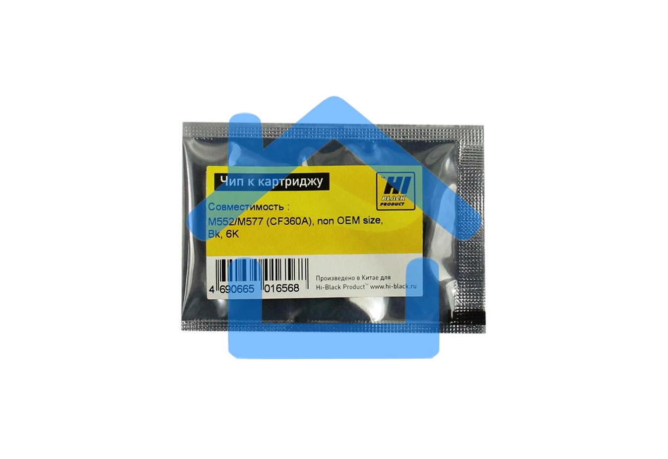 Чип Hi-Black к картриджу HP LJ Enterprise M553 BK (Hi-Black) new, 6K