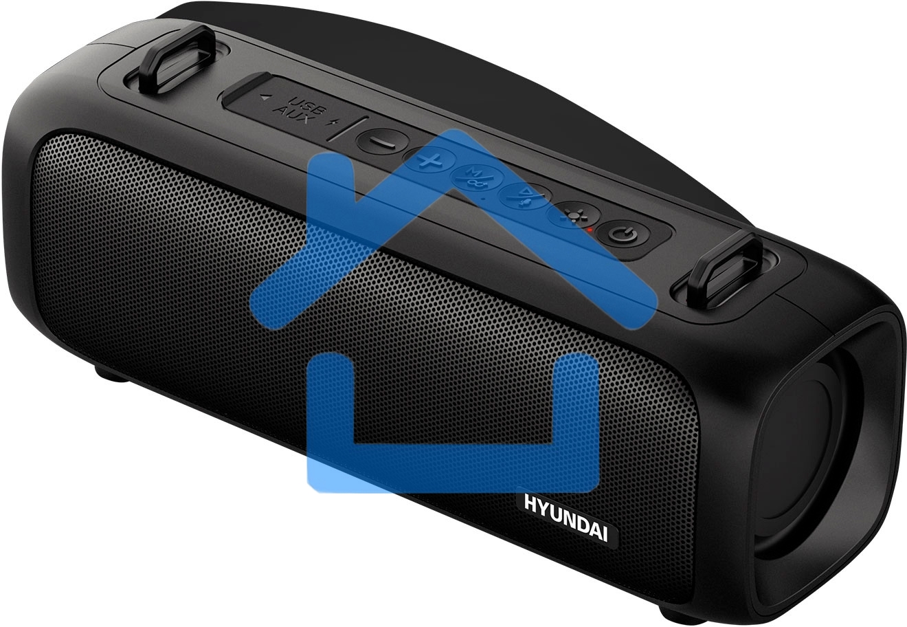 Портативная колонка Hyundai H-PS1020 черный 16W 2.0 BT 10м 1500mAh