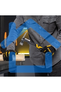 Молоток строительный Denzel 450 г, цельнокованый, боек с магнитом, двухкомп. обрезин. рук-ка