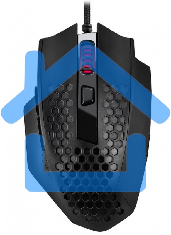 Мышь проводная Defender Redragon Bomber черный, 12400 dpi, USB, кнопки - 7
