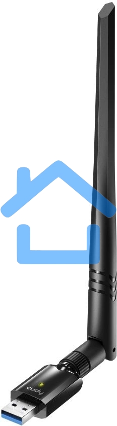 Сетевой адаптер Wi-Fi Cudy WU1400 AC1300 USB 3.0 (ант.внеш.несъем.) 1ант.