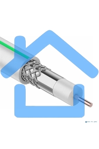 Кабель коаксиальный PROconnect SAT 703 B, CCS/Al/Al, 75%, 75 Ом, бухта 100 м, белый