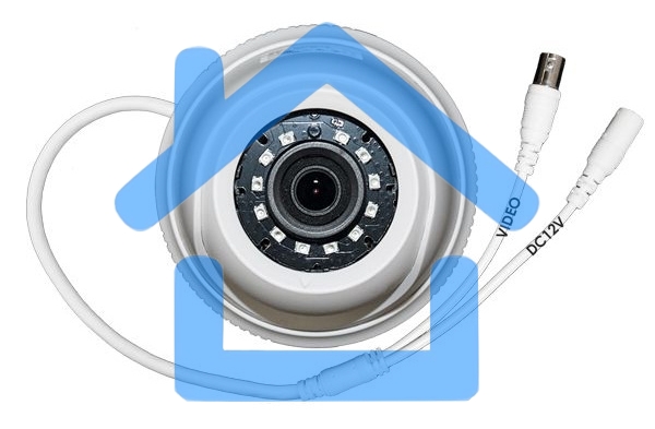 Купольная, универсальная 1080P видеокамера Falcon Eye FE-MHD-DP2e-20 4 в 1 (AHD, TVI, CVI, CVBS) с функцией 