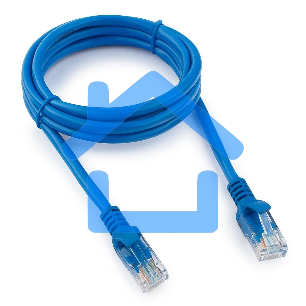 Патч-корд UTP Cablexpert кат.5e, 1.5м, литой, многожильный (синий)