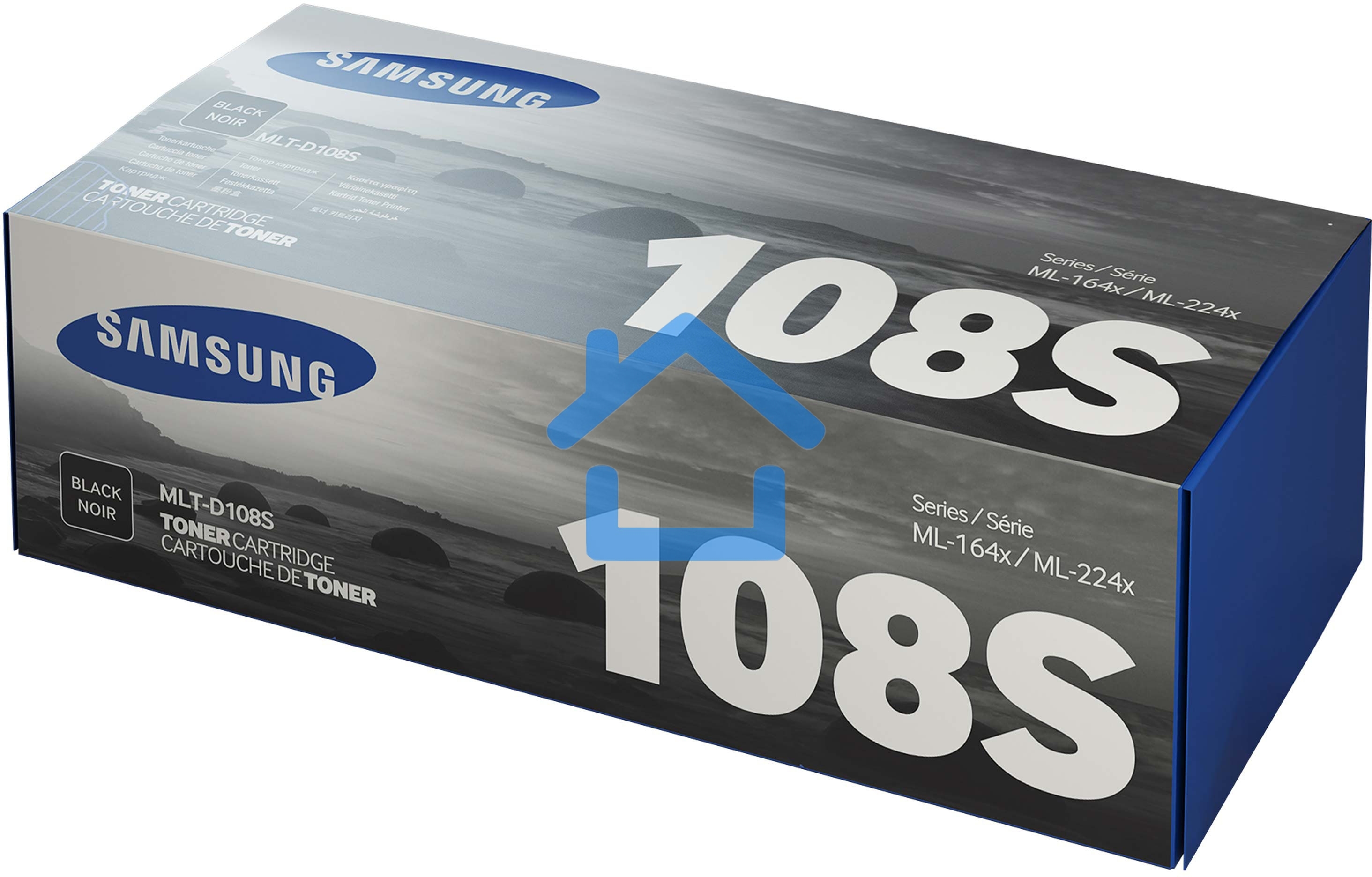Картридж лазерный Samsung MLT-D108S черный для Samsung ML-1640/1641/2240/2241 (1500стр.)