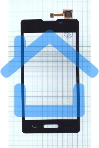 Сенсорное стекло (тачскрин) для LG Optimus L5 II E450 E460, черное