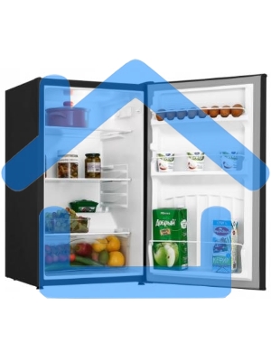 Холодильник Nordfrost NR 508 B черный однокамерный 149л, капельная система