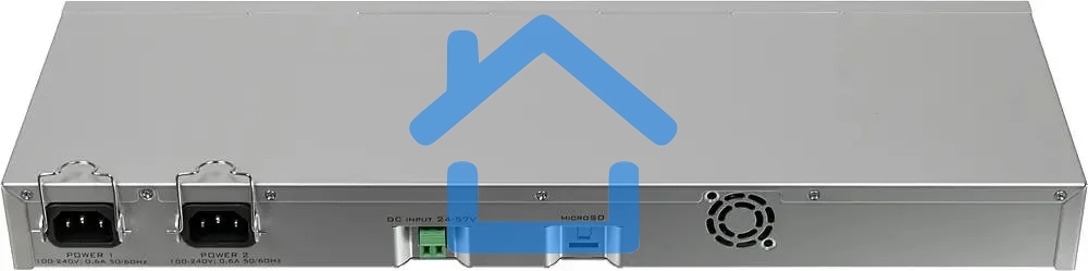 Маршрутизатор MikroTik RB1100AHx4 with Annapurna Alpine AL21400 Cortex A15 CPU (4-cores, 1.4GHz per core), 1Gb RAM, 13xGbit LAN, RouterOS L6, 1U rackmount case, Dual PSU