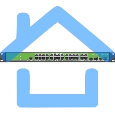 Коммутатор Digma DSP724G-4C-R300 (L2+) 24x1Gbит/с 4xКомбо(1000BASE-T/SFP) 24PoE 24PoE+ 300W управляемый