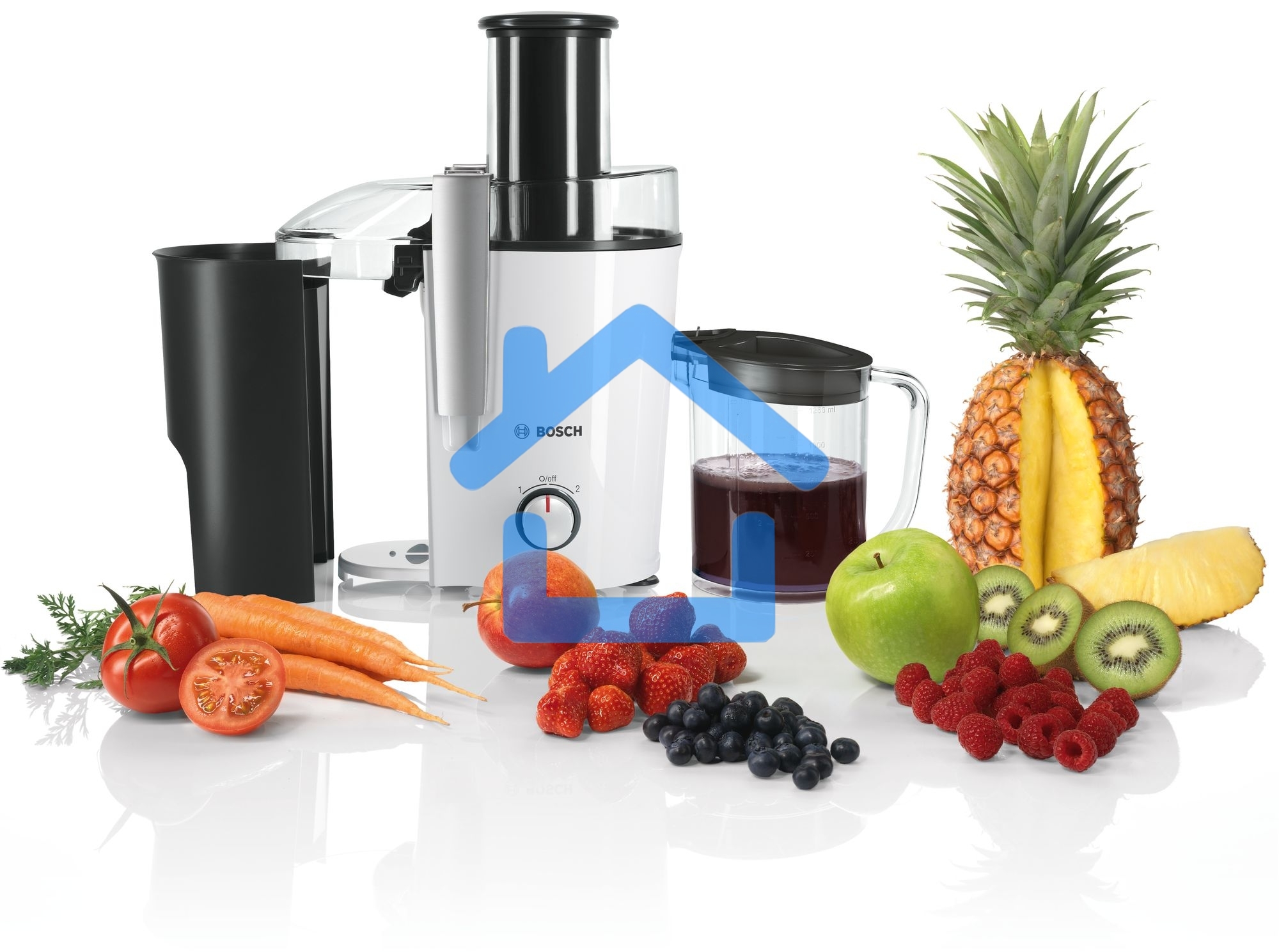 Соковыжималка Bosch MES25A0 белый/черный