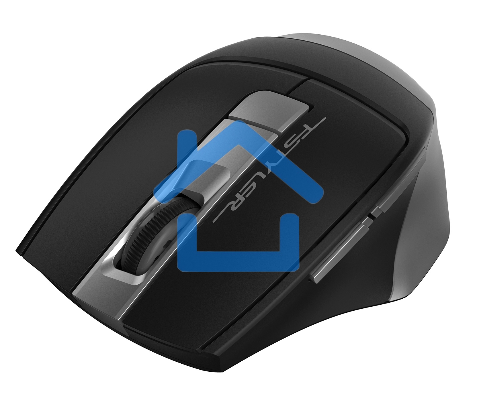 Мышь беспроводная A4Tech Fstyler FG35 серый/черный, 2000 dpi, радиоканал, USB, кнопки - 6