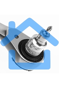 Набор торцевых головок, трещотка 120 зубьев, 36 предметов GROSS 14145