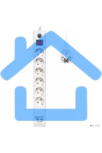 Сетевой фильтр Buro BU-SP3 USB 2A-W 3м (6 розеток) белый (коробка)