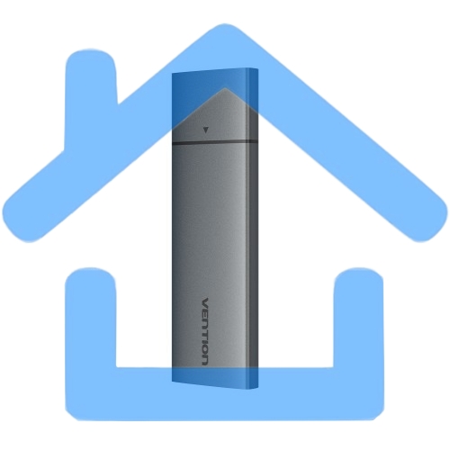 Корпус для SSD Vention USB 3.1 Gen 2-C M.2 NVMe Серый