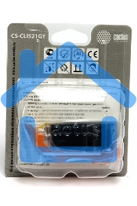 Картридж струйный Cactus CS-CLI521GY серый (8,4 мл) для Canon MP980/MP990