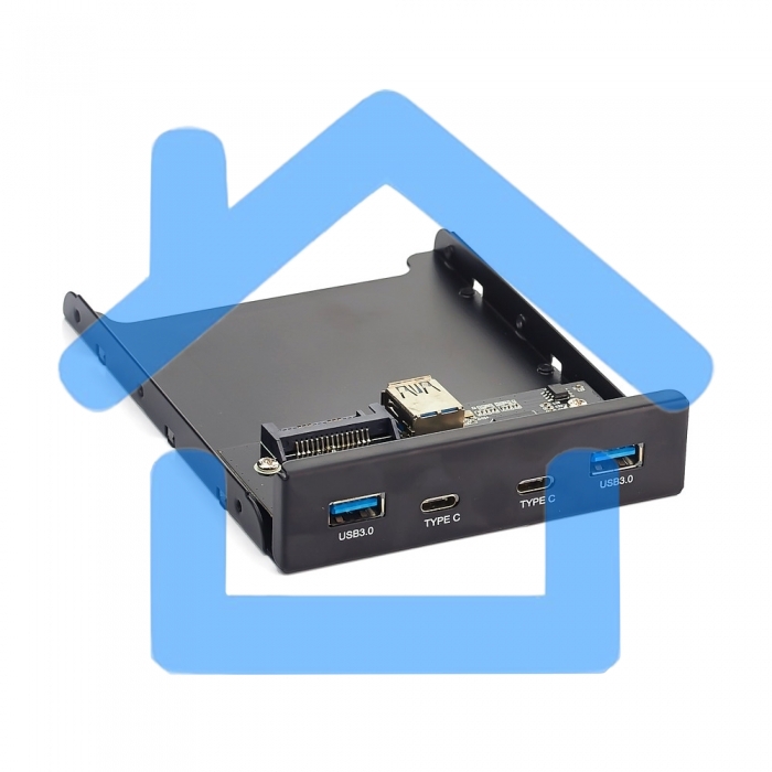 Планка USB на переднюю панель ExeGate U3H-619, 3,5