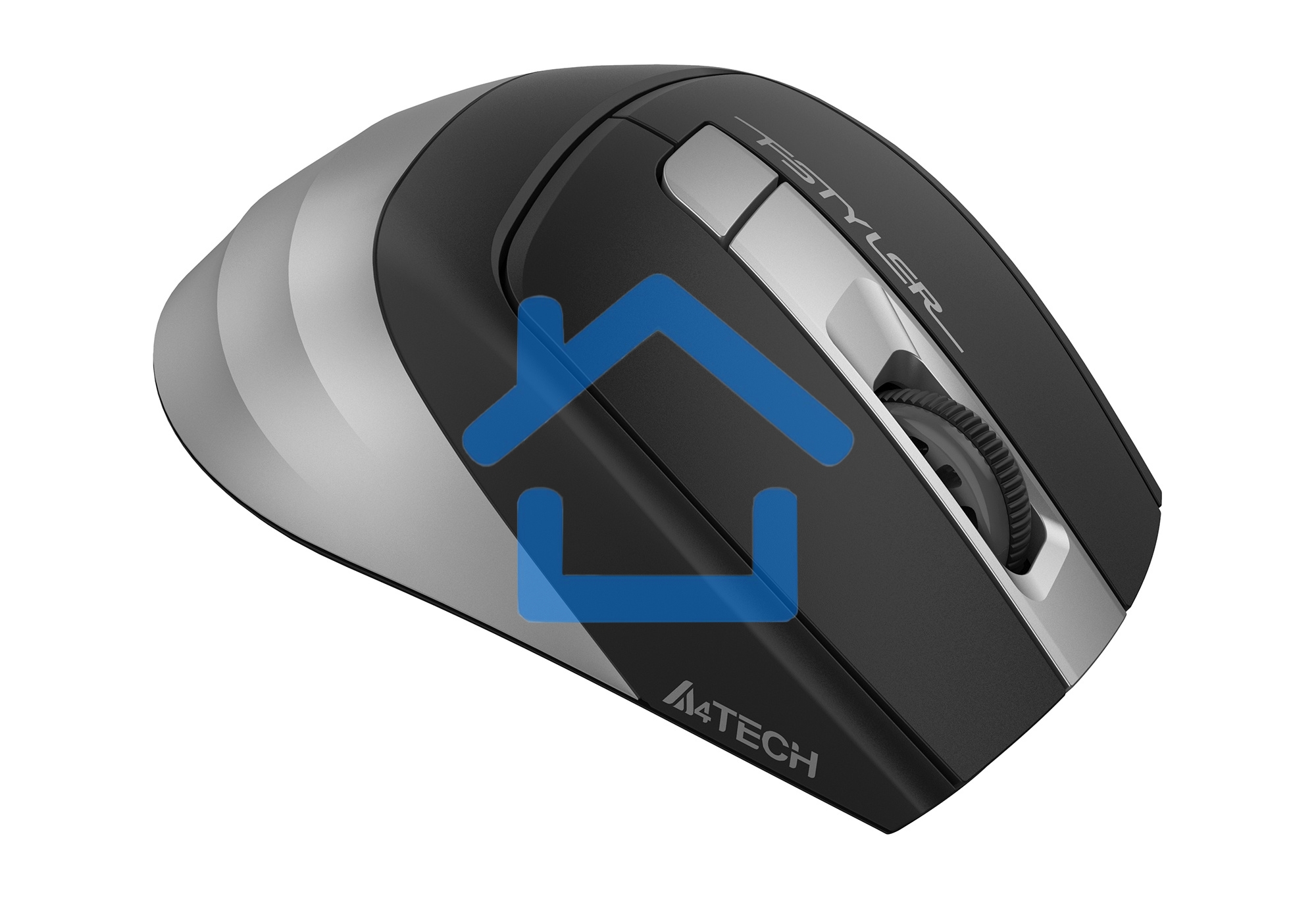 Мышь беспроводная A4Tech Fstyler FG35 серый/черный, 2000 dpi, радиоканал, USB, кнопки - 6