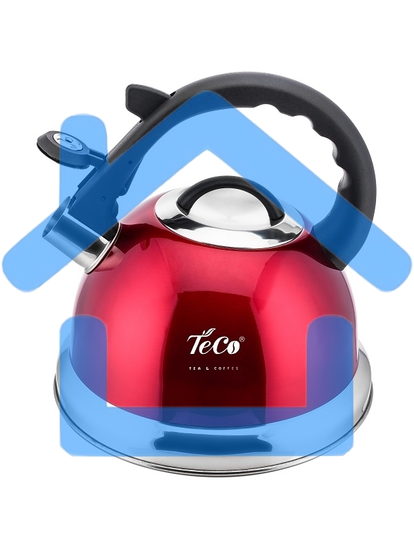 Чайник для плиты со свистком TECO TC-115-R 3,0л